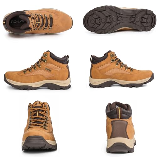 Image of CC-Los Men's Waterproof Hiking Boots Outdoor Boot Relaxed Fit Lightweight
