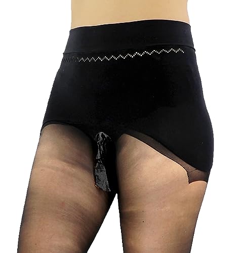 Image of Mona's Choice Super Stretchy XL 3 Denier Ultra Sheer Seamless Tall Womens & Mens Pantyhose /Mens Trouser Tights