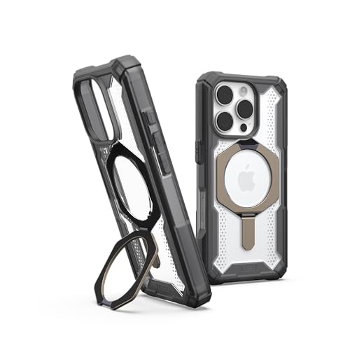 Image of Urban Armor Gear UAG Plasma XTE Magnetic Compatible, Rugged Lightweight Slim Shockproof Protective Case /Cover Designed for iPhone 16 Pro (6.3-Inch) (2024) - Ash /Titanium