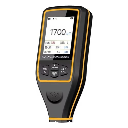 Medidor de Espesor de Revestimiento, Medidor Digital de Película Automotriz LCD, Puede Medir 0-1700um, Almacenamiento de Datos, para Aficionados, Talleres, Talleres de Pintura miniatura 1