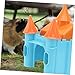 Yardwe Kleine Tier Hamster Hideout Haus Für Käfige Kunststoff Bett Mit Halboffen Design Zum Spielen Und Schlafen Für Hamster Und Kleintiere