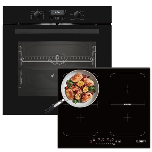 Autarkes Herdset | 60cm Einbaubackofen | 59cm Induktionskochfeld...