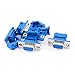 Aexit 5pcs D-SUB Audio & Video Accessories DB9 9Pin Female IDC Crimp Adapter Connector for Connectors & Adapters Wire