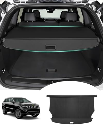 Image of Powerty Cargo Cover for 2022-2026 Jeep Grand Cherokee(2 Row;WL) 4XE Accessories Trunk Cover Retractable Trunk Shielding Shade Privacy Screen(Not fit for WK)