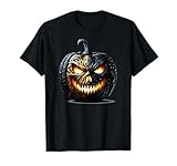 Photo Gallery creepy halloween graphic for women men black pumpkin face maglietta Photo Gallery creepy halloween graphic for women men black pumpkin face maglietta