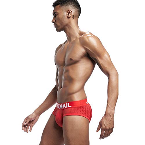 JOCKMAIL Men Briefs Men Underwear Comfortable Mesh Men's Boxer Briefs Male Lace Pantie4