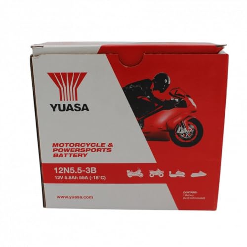 Batterie de moto YUASA 12N5.5-3B pour résoudre les problèmes de démarrage hivernal difficile