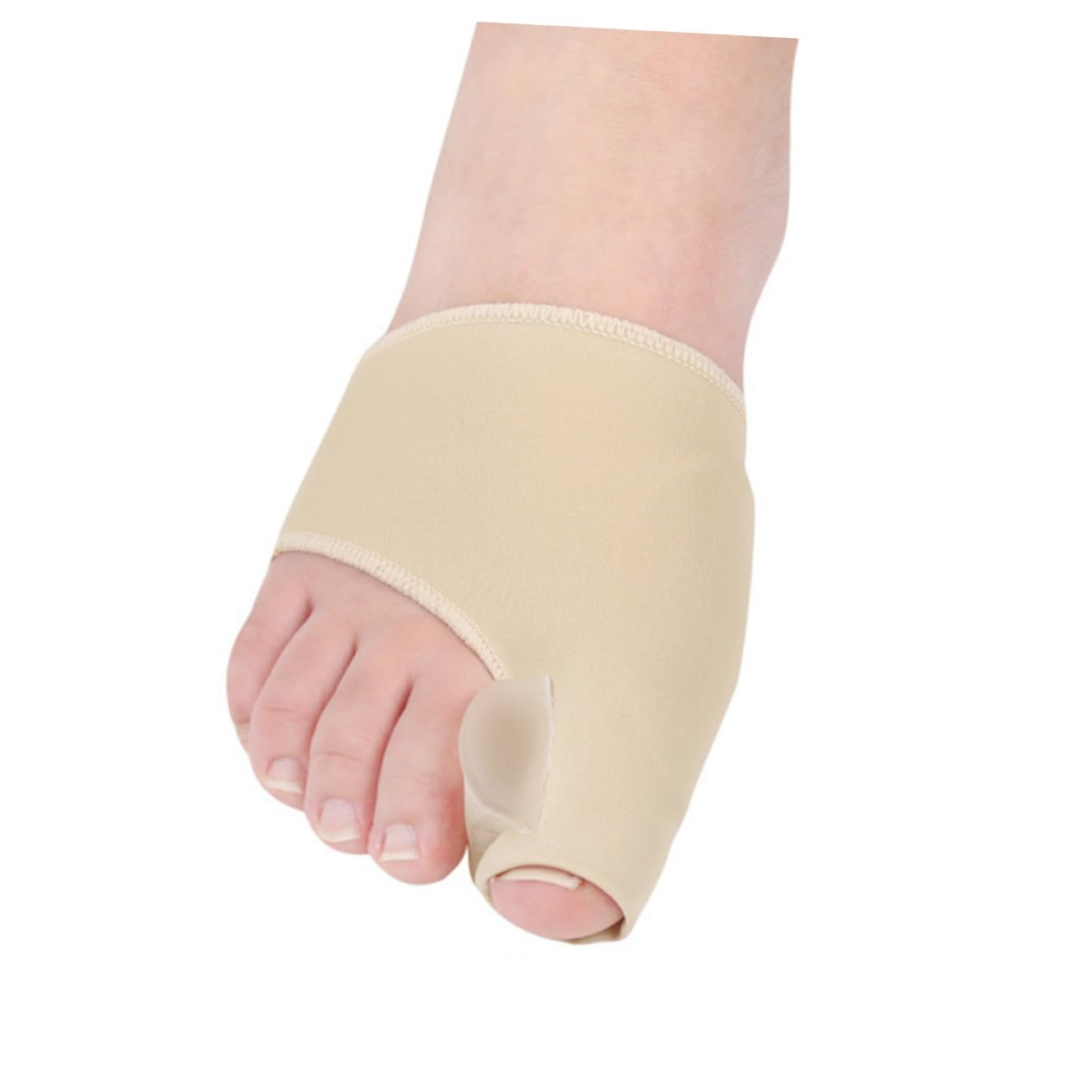 CALLARON 1Pc Hallux Separator Gel Bunion Sleeve for Relief Soft Silicone Protective Cover for Overlapping Men Women Home Use