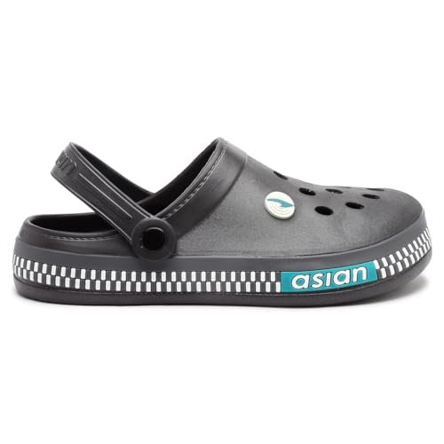 Image of ASIAN Men's AGC-02 Trendy Stylish Fashionable Clogs | Sandals with Lightweight Regular wear Casual Clogs with Ultra Soft & Flexibility Technology Clogs for Men's & Boy's