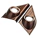 Flash2ning Interior A-Pillar Speaker Rings Cover Peach Wood Grain