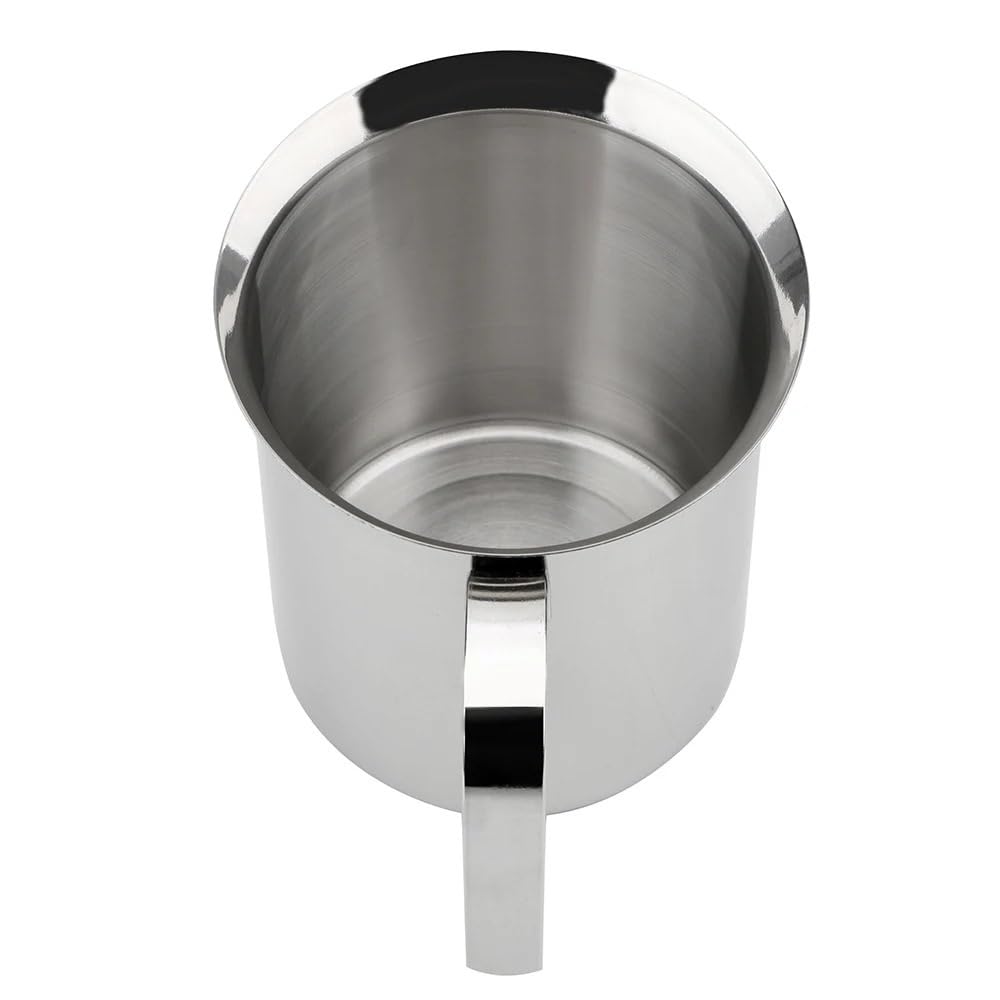 Espumador leche manual doble malla 400/800ml acero inox