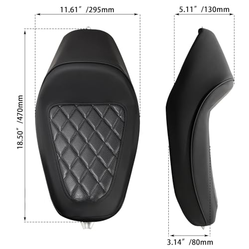 Asiento para Sportster XL883 y 1200 cojín doble delantero de conductor 6