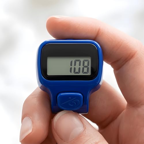 Image of Digital Finger Ring Counter, LCD Display, LED Back Light in Display, up to 99999 (Pack of 1- Any Random Colour Will Be Sent As Per Availability) (Blue)