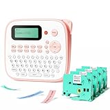 Pink Label Maker Machine with...