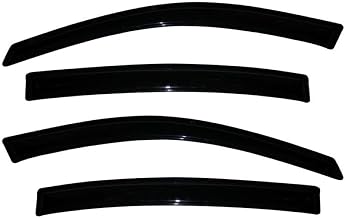 [AVS] Outside Mount Rain Guards for 2006 - 2012 Buick Lucerne | Window Vent Visors, 4 pcs. - Smoke | 94392