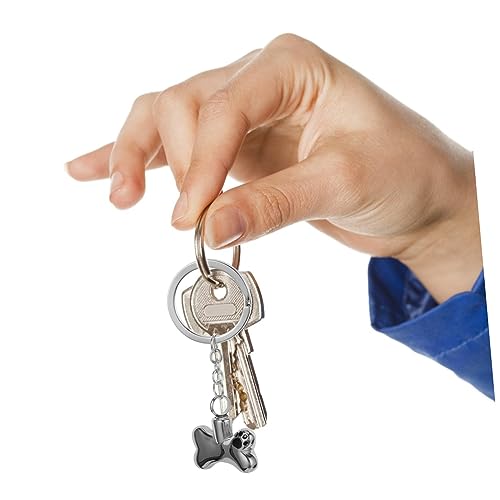 Urne funéraire pour de chien pendentif de mémorisation patte et clé - 8
