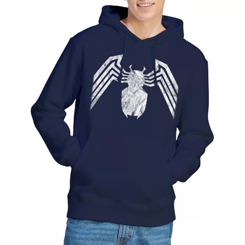 Sweat à Capuche Marvel Venom Marine L le Cadeau Parfait pour Fan de Comics