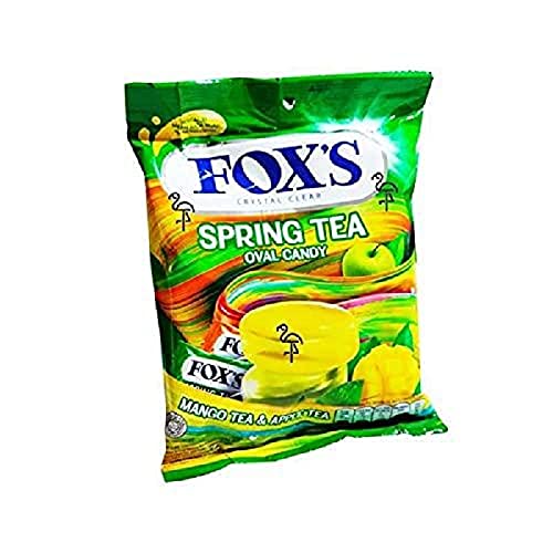 Fox's Spring Tea Flavor Crystal clear Oval shape Candy 125g