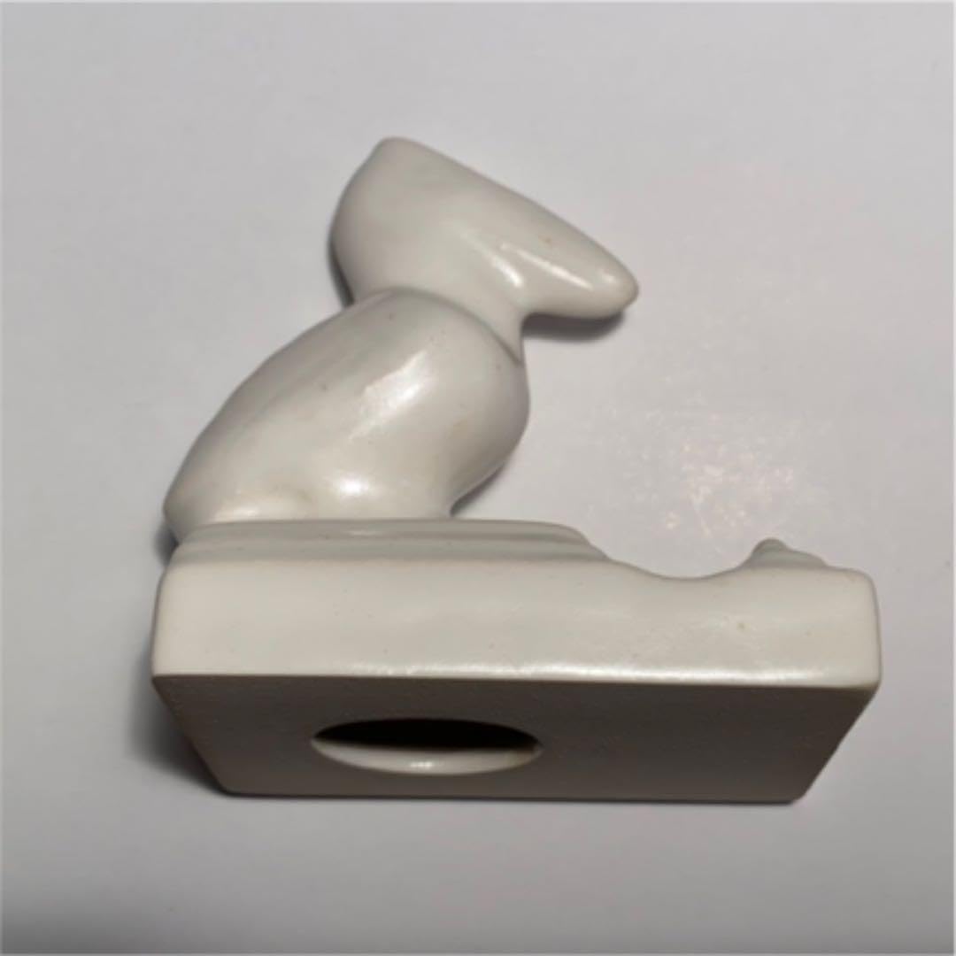 極稀少】非売品 Pelikan ペンスタンド 小サイズ 白 陶器製 新品□