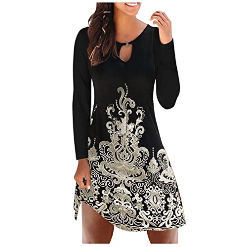 MICKURY muslimische Kleider Damen,80er Jahre Kleidung,rote Kleider für...