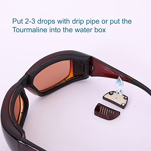 Image of Dry Eyes Relief Eyeglasses (Outdoor Red)