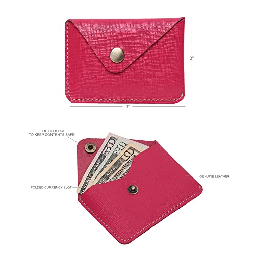 Slim Minimalist Leather Cardholder - Leather Business Card Holder - Business Card Wallet - Name Card Case Holder - Women Credit Card Holder4