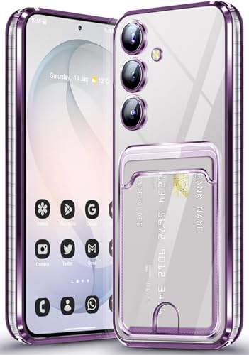 Coque silicone Samsung S26 Plus ultra fine transparente avec fente carte