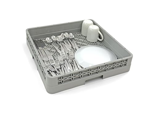 Farag Commercial Dishwasher Flatware Rack, Full Size, Gray