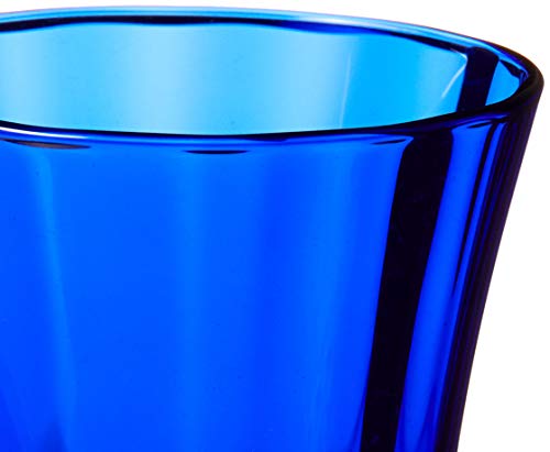 Qualia Glass Meridian Flute/Champagne, 4 Count (Pack Of 1), Clear/Blue, 4 Piece #TOP2