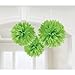 Produktbild Amakando Papier Wabenball im 3er Set 40,6cm als Deckendeko Fluffy Ball Pompons Deckenhänger grün Honeycomb Wabenbälle Party Raum Dekoration Tissue Ball Deckenabhänger Wabendeko Hängedeko