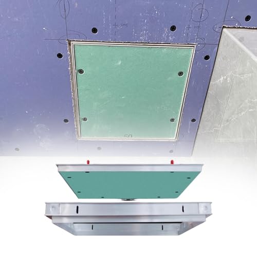 Access Panel for Ceiling - Gypsum Board Inspection Door Removable Electrical Cover Concealed Cable Hatch Painted Plasterboard Access Door (70x75cm / 28x30in)
