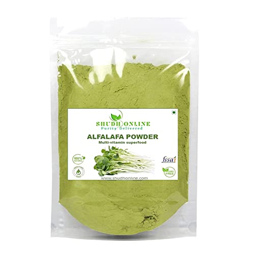 Malar Alfalfa Powder - Green Superfood, Natural Supplement (50 Grams) #TOP4