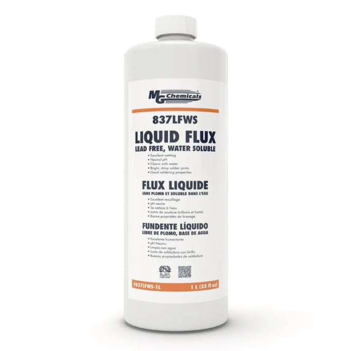 837LFWS-1L, Soldering Flux Lead Free Water Soluble Flux