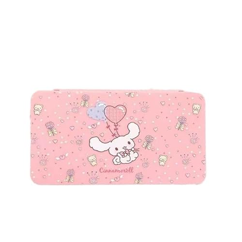 ポチャッコ クロミ マイメロディ シナモロール ポムポムプリン バッドばつ丸 ハローキティ Switchカードケース 24枚SDカードケース 24枚スイッチカード switch ソフトケース ゲームカードポケット 携帯便利 耐衝撃 (Color : シナモ