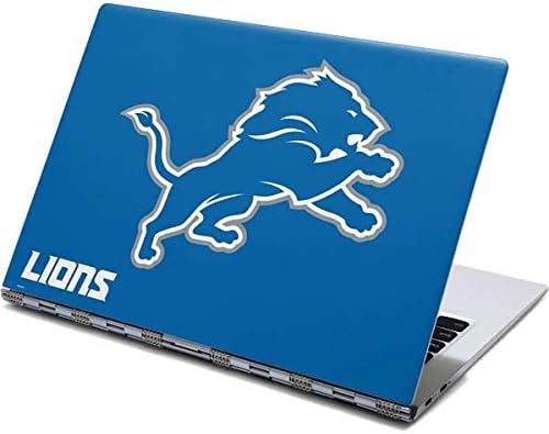 Skinit Decal Laptop Skin Compatible with Yoga 910 2-in-1 14in Touch-Screen - Officially Licensed NFL Detroit Lions Distressed Design