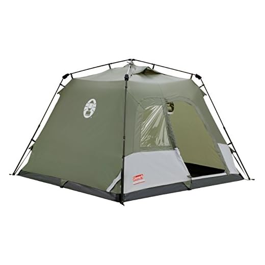 Coleman Mountain Warehouse Instant Tourer - Tienda de campaña (4 Personas) Green/White Talla:Talla única