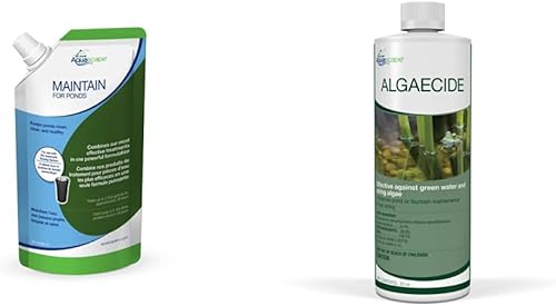 Aquascape Sistema de dosificación automática Maintain Tratamiento de agua para estanques, 32 oz32.0 fl oz  Tratamiento de algicidas 96032 y 96024