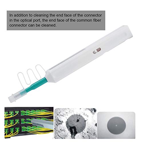 Limpador de fibra óptica, ferramenta limpa, caneta limpa, para poeira para t-shirt Fiapos resíduos d