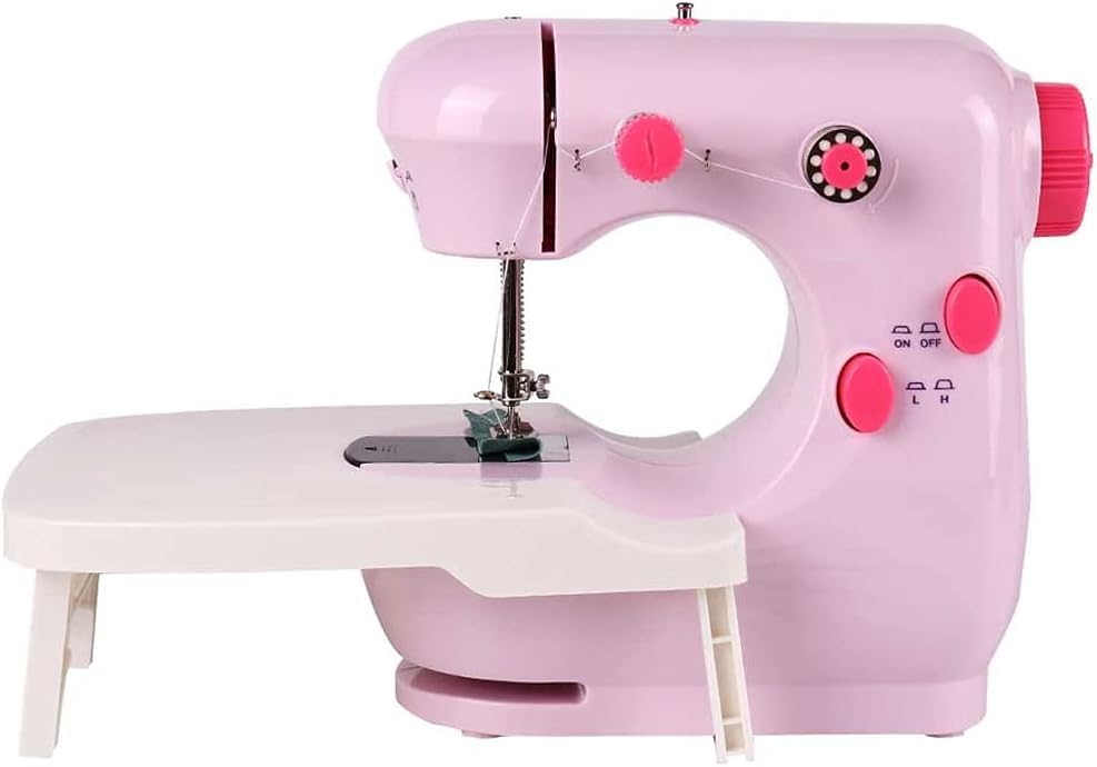 Huishoudelijke multifunctionele naaimachine Elektrisch Micro Mini voetpedaal met dubbele snelheid