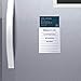 Zelica Magnetic Business Card To-Do List Notepads | Refrigerator Magnet Note pad with Business Card Adhesive (25 Pack)