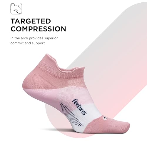 Image of Feetures Elite Light Cushion Mini Crew Sock - Sport Sock with Targeted Compression