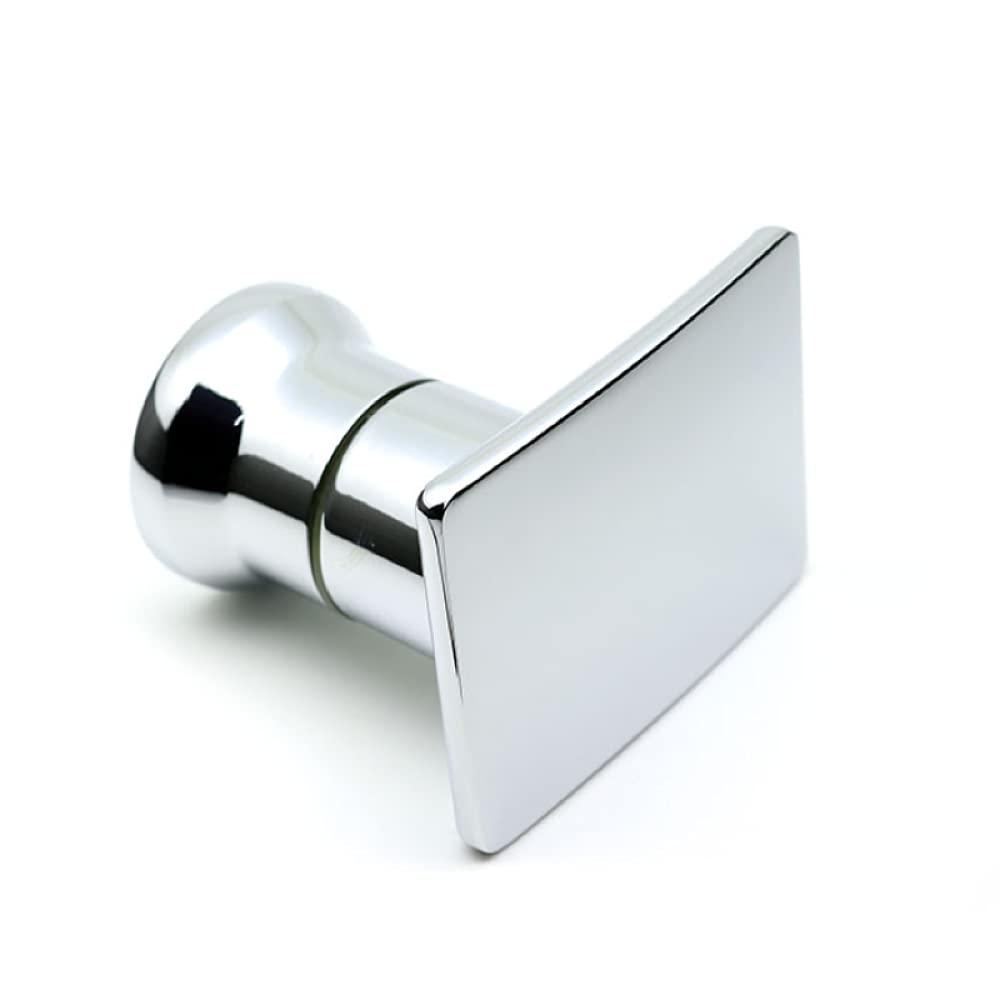 VVW&LIU Shower Door Handle Toilet Push Pull Glass Door Handle Push Door Handle Alloy Square Single Hole Handle,h