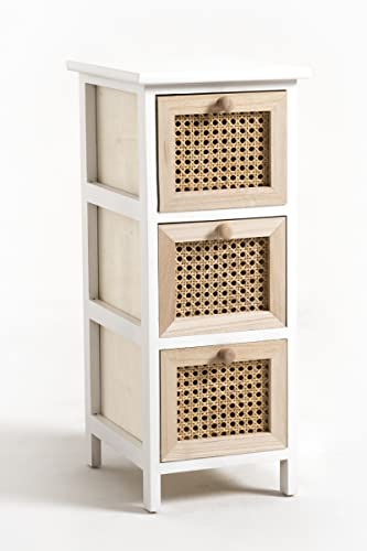 Regalos Miguel - Muebles Auxiliares - Cajonera Estrecha Loney 3 Cajones