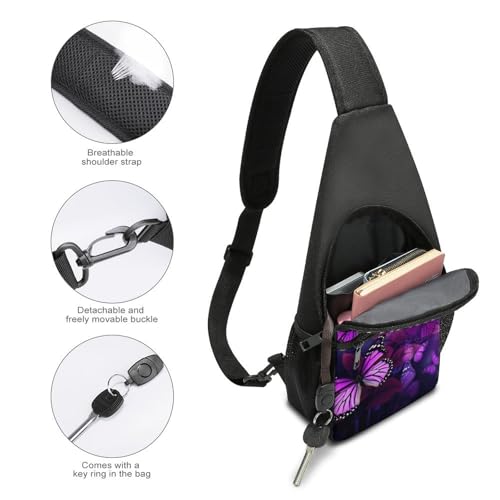 Mochila pequeña morral cruzado para senderismo unisex miniatura 3