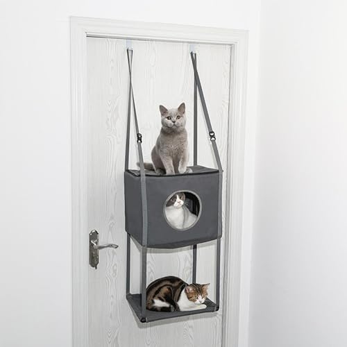 Perchoir saisonnier réglable pour chat pour libérer l'espace au sol - 4