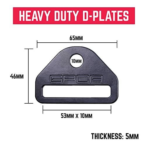 Gpca - Gp Star Thumb Screws And D-Plates Set, Easy-To-Install M8 Bolt & Tie Downs, For Quick Cargo Cover Installation, Jeep Wrangler Accessories For 4Xe, Jl, Jt, Jk And More, Patented, 6 Packs #TOP3