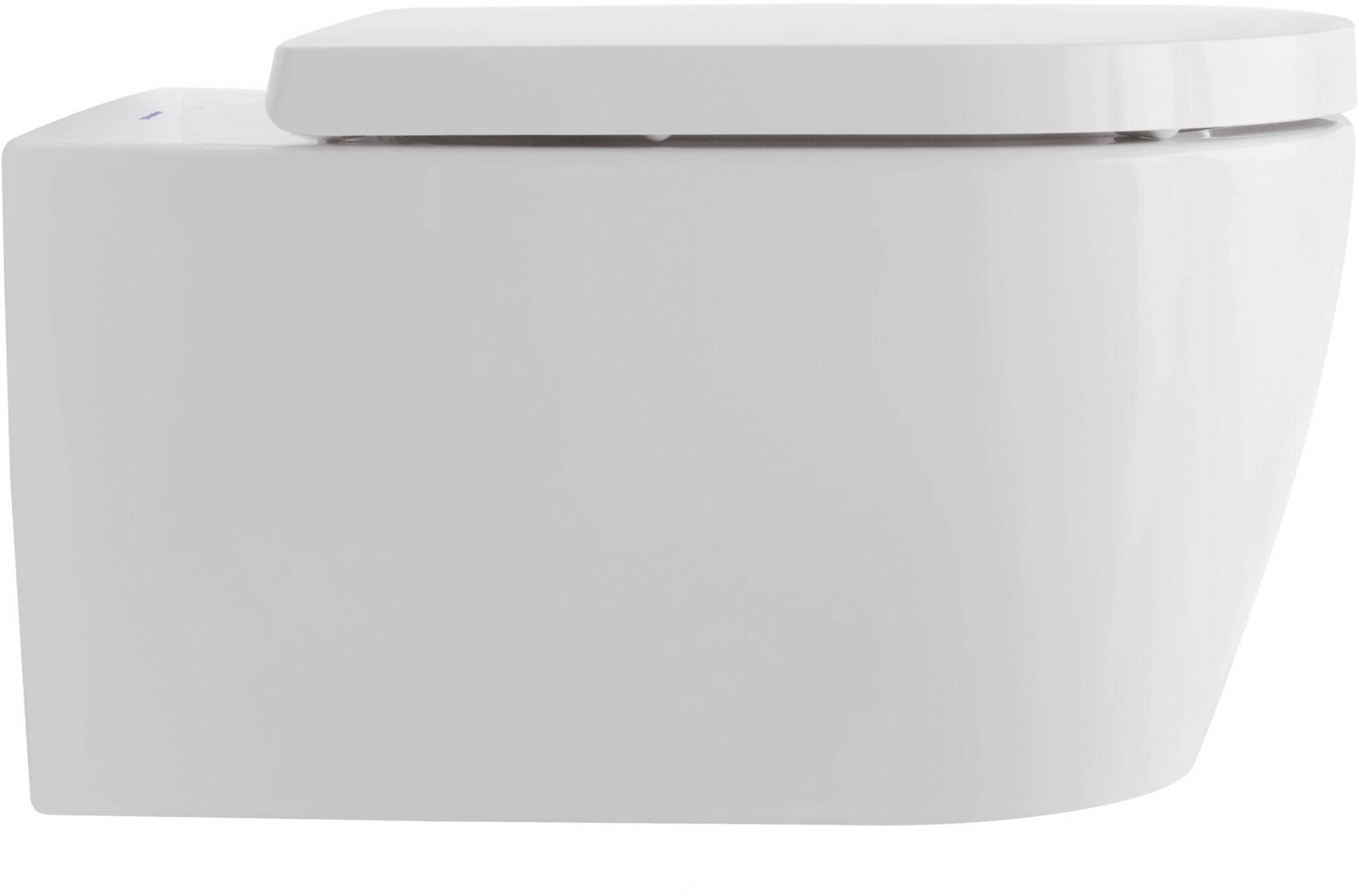 Duravit Sedile WC ME by Starck, tavoletta WC con chiusura rallentata, copriwater con cerniere in acciaio inox, coperchio water in plastica termoindurente Duroplast, bianco