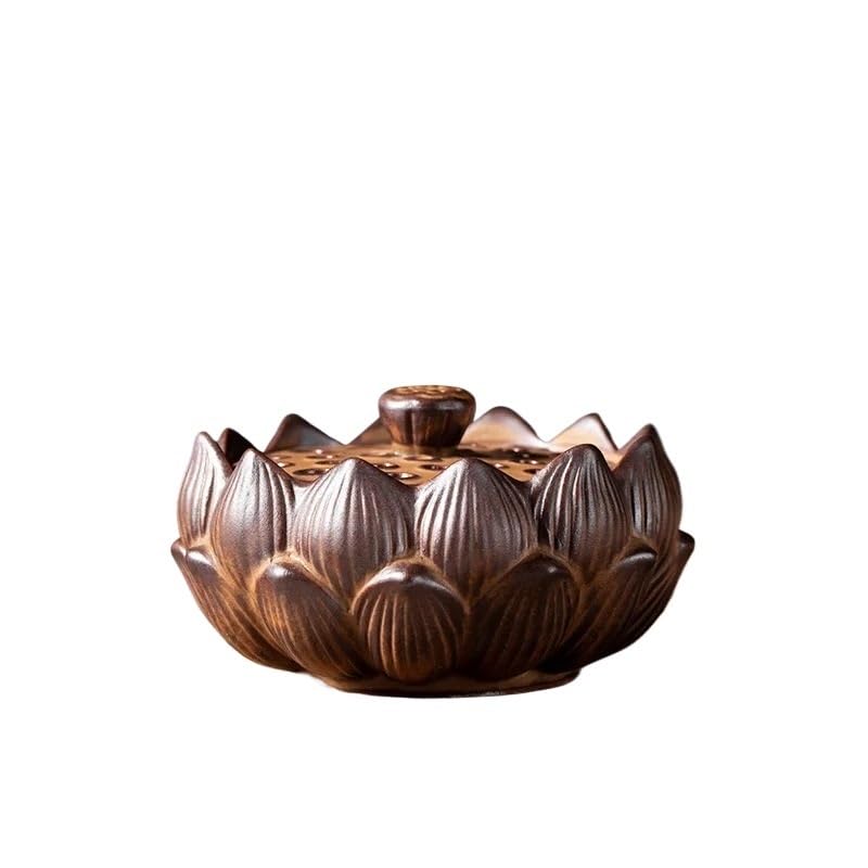 Porte-encens bobine bois de santal pour vos séances de méditation
