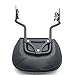 XKH- adjustable Black Backrest Sissy Bar with pad Compatible with ALL YEAR Harley Davidson Touring FLHR- Road King FLHX- Street Glide [B01KNXA3SM]