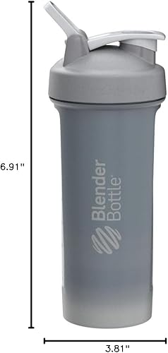 Miniatura 96 de BlenderBottle Classic V2 - Botella mezcladora para batidos de proteínas y entrenamiento previo, 4 onzas, color marrón completo Canela